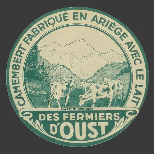 N933  FROMAGE CAMEMBERT SEIX ARIEGE FERMIERE 6 VACHES 
