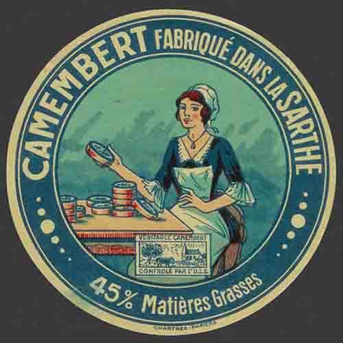 Camembert laiterie du val de l' Huisne Bruneau Timon Yvré l'Eveque Sarthe 
