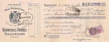 12 vernieres freres lettre change