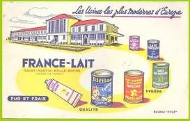 Buvard-09 france-lait