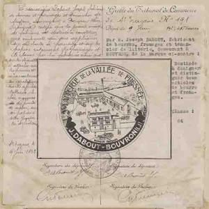Dépôt-191nv 09-06-1923 Dabout Joseph
