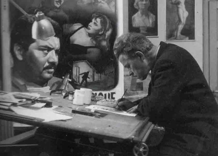Jacques Bonneaud dans son atelier