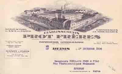 Prot Frères 51-9bis Reims Imprimeur